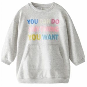 ZARA KIDS sweater dress.